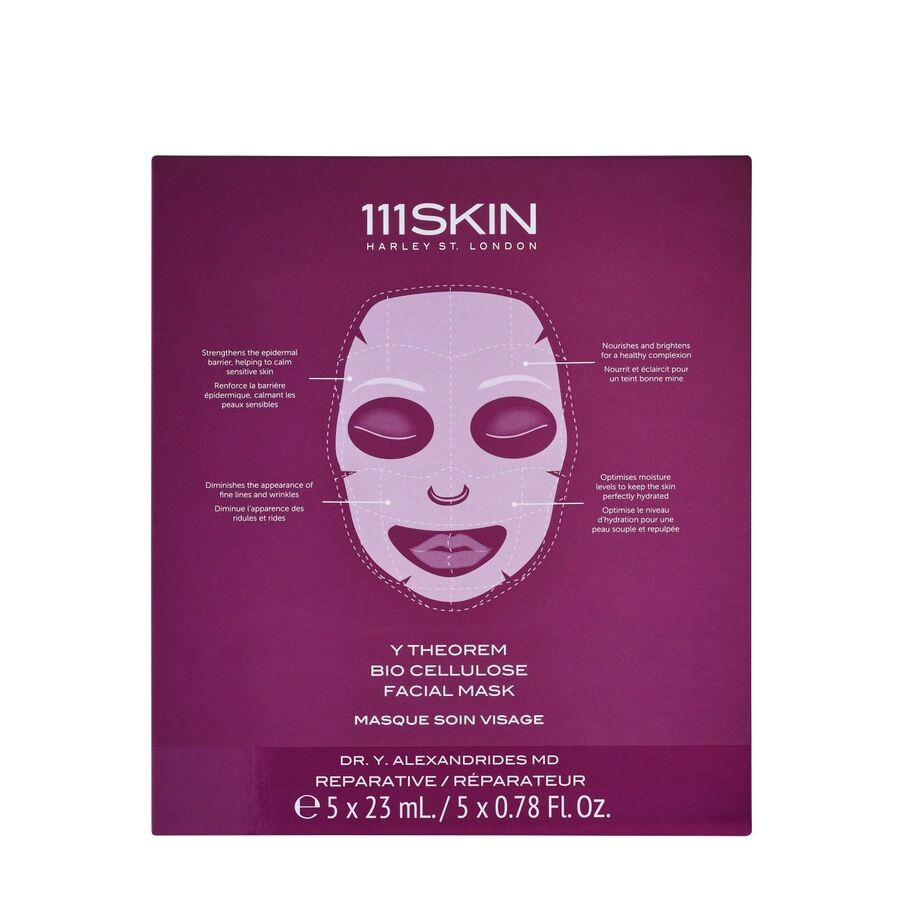 111skin - reparative y theorem biocellulose facial mask box maschere in tessuto 115 ml unisex