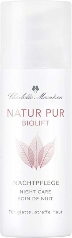 charlotte meentzen - natur pur a trattamento notte a per pelli delicate crema viso 50 ml female