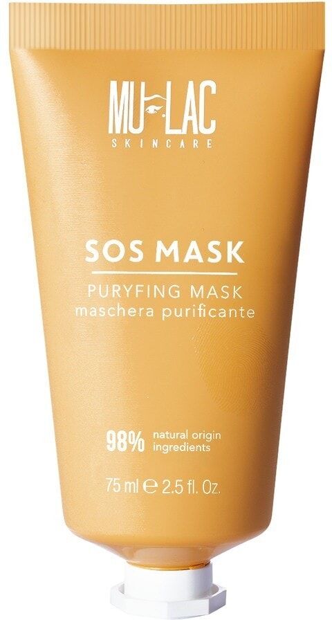 mulac - sos mask maschera viso purificante maschere punti neri 75 ml female