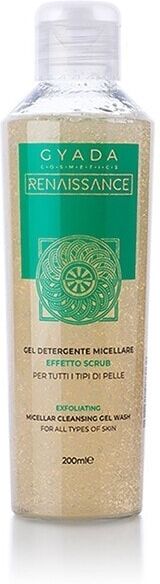 gyada cosmetics - gel detergente micellare scrub esfolianti viso 200 ml unisex