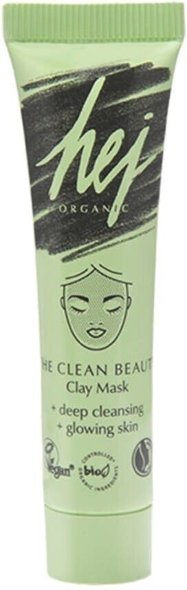 hej organic - the clean beauty clay mask maschera idratante 15 ml unisex