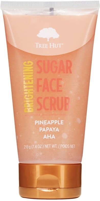 tree hut - brightening pineapple & papaya face scrub esfolianti viso 210 g unisex