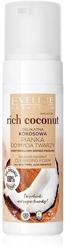 eveline comsetics - rich coconut schiuma crema viso 150 ml unisex