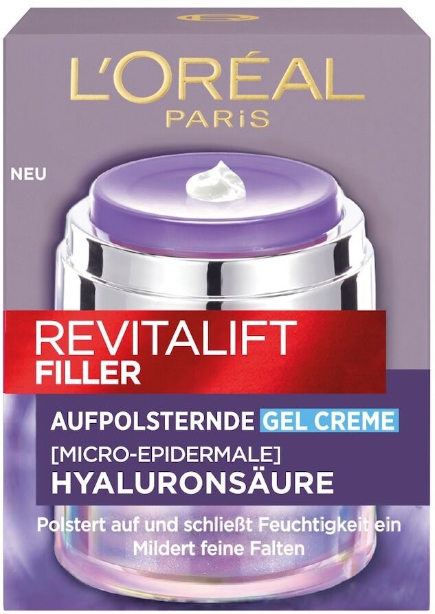 l'oréal paris - revitalift filler gel cream cura del viso 50 ml unisex