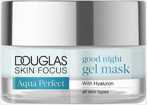 douglas collection - skin focus aqua perfect good night gel mask maschera idratante 50 ml unisex