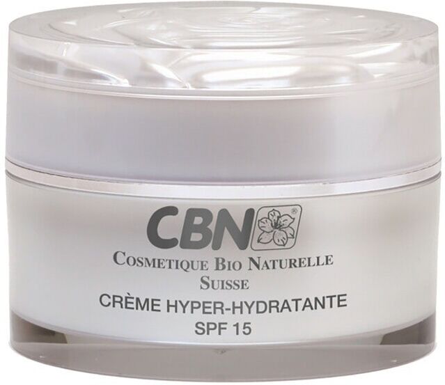 cbn cosmetique bio naturelle suisse - crÈme hyper-hydratante (spf 15) crema giorno 50 ml female