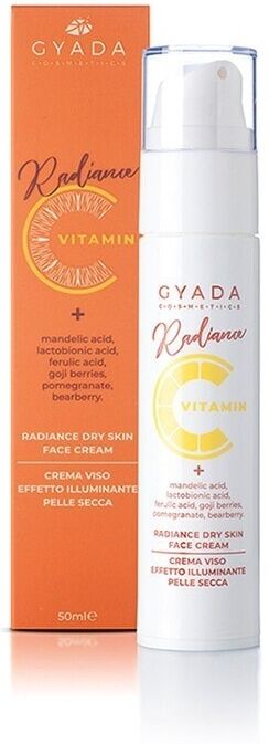 gyada cosmetics - radiance dry skin face cream - crema viso illuminante pelli secche crema viso 50 ml unisex