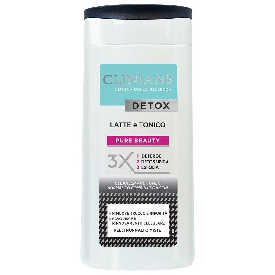 clinians - detox latte+tonico 2in1 sapone viso 200 ml female