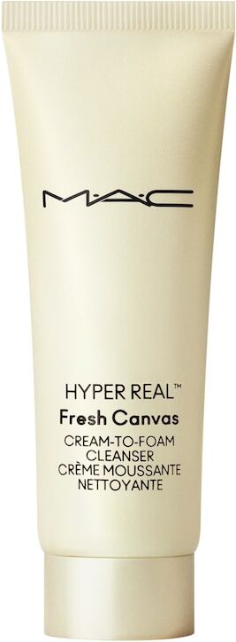 mac - hyper real skincare fresh canvas cream-to-foam cleanser crema detergente 30 ml unisex