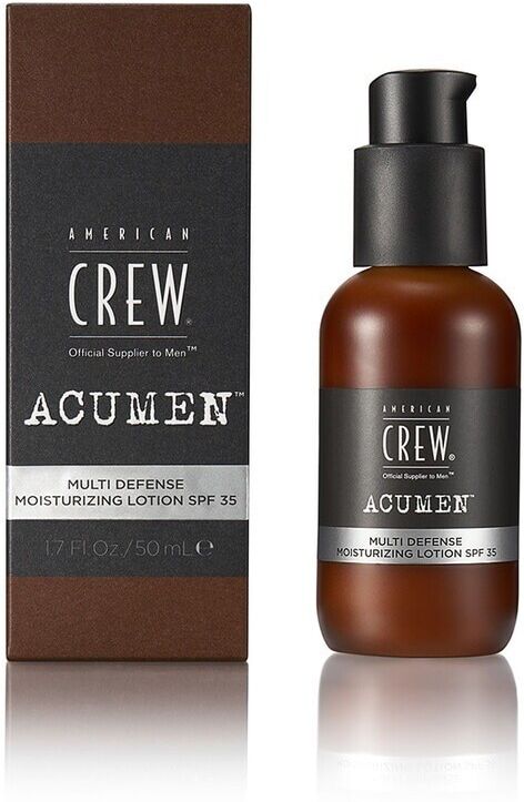 american crew - defense moisturizing lotion spf 35 cura del viso 50 ml male