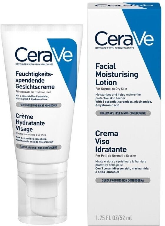 cerave - crema viso idratante crema viso 52 ml unisex