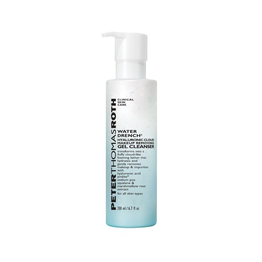 peter thomas roth - water drench hyaluronic cloud makeup removing gel cleanser 200 ml sapone viso unisex