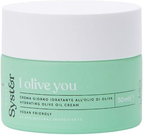 syster - i olive you - crema giorno idratante all'olio di oliva crema viso 50 ml unisex