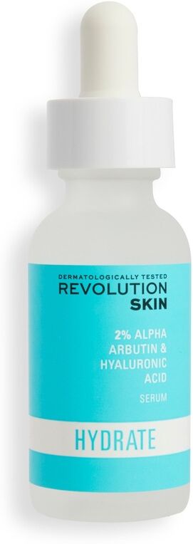 revolution skincare - hydrate hydrating 2% alpha arbutin & hyaluronic acid serum siero idratante 30 ml unisex