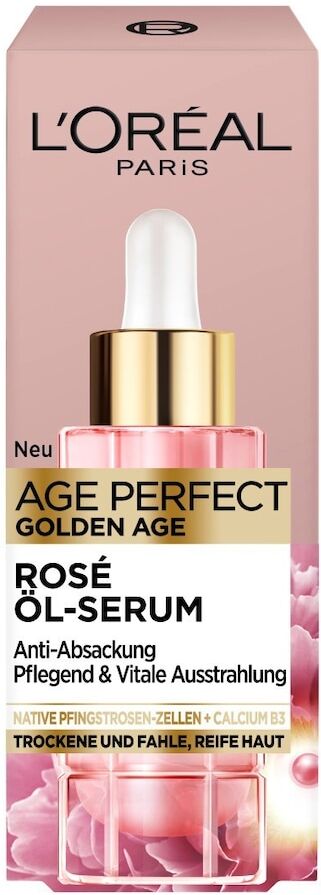 l'oréal paris - age perfect siero rivitalizzante all'olio di rosa golden age siero antirughe 30 ml unisex