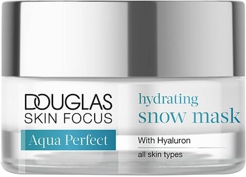 douglas collection - skin focus aqua perfect hydrating snow mask maschera idratante 50 ml unisex