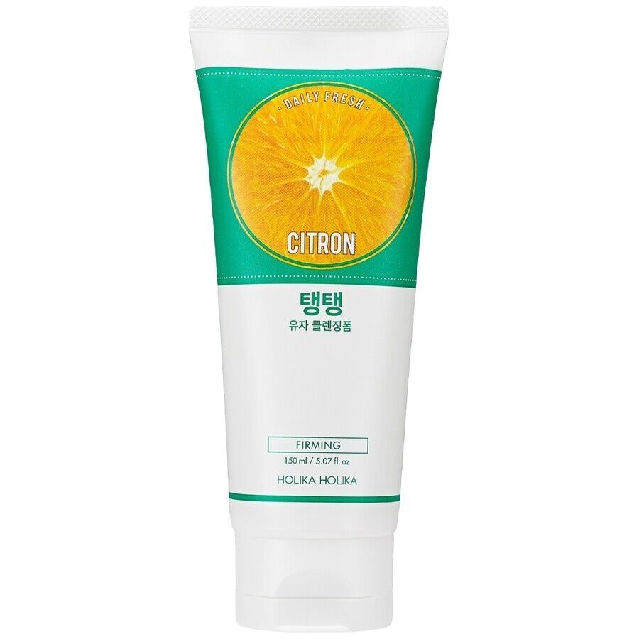 holika holika - daily fresh citron cleansing foam mousse detergente 150 ml unisex