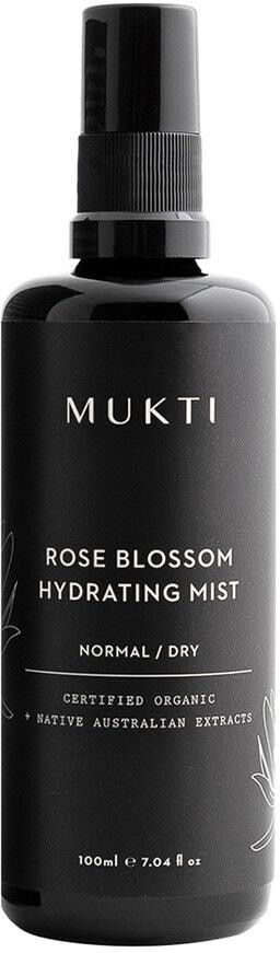 mukti organics - rose blossom hydrating mist tonico viso 100 ml unisex