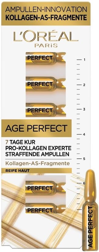 l'oréal paris - age perfect pro-collagen expert n 7 giorni di cura fiale per il viso 7 ml female