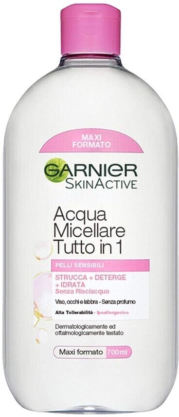 garnier - acqua micellare per pelli sensibili struccanti 700 ml unisex