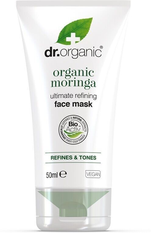 dr. organic - organic moringa - face mask maschere fango 50 ml unisex