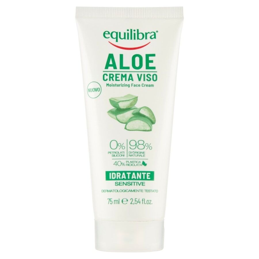 equilibra -  aloe crema viso idratante protettiva crema giorno 75 ml unisex