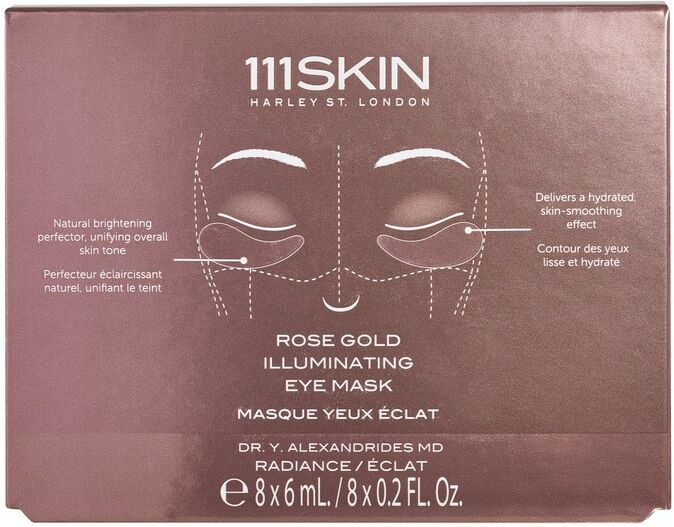 111skin - rose gold illuminating eye mask box ff maschere occhi & labbra 48 ml unisex