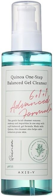 axis-y - gel detergente equilibrato in un'unica fase di quinoa crema viso 180 ml unisex