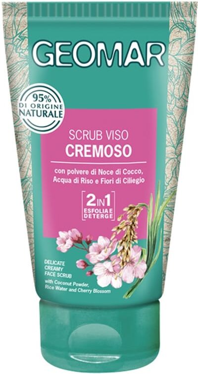 geomar - scrub viso detergente cremoso esfolianti viso 150 ml unisex