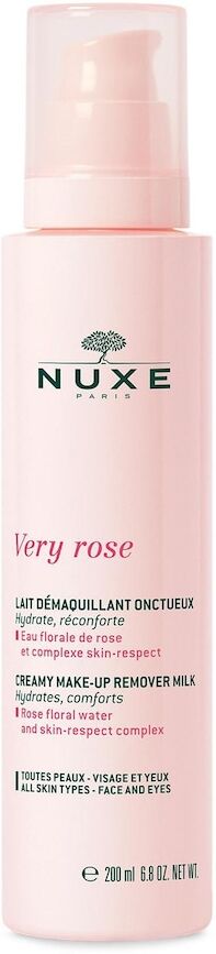 nuxe - very rose latte struccante vellutato latte detergente 200 ml unisex