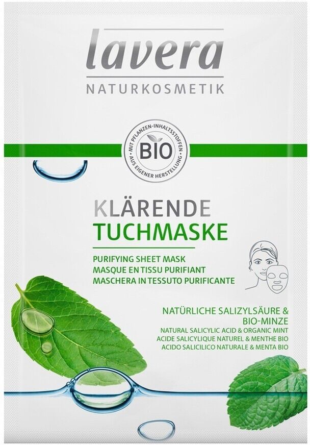 lavera - maschera in tessuto purificante maschera idratante 21 ml female