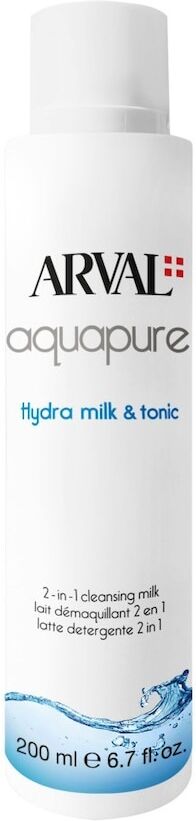 arval - hydra milk & tonic - latte detergente 2 in 1 accessori per il bagno 200 ml unisex