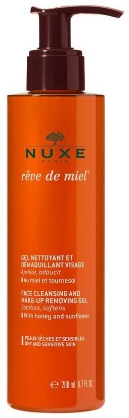 nuxe - reve de miel® struccante e gel detergente rêve de miel® gel detergente 200 ml unisex