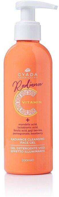 gyada cosmetics - radiance cleansing face gel - gel detergente viso illuminante crema viso 200 ml unisex