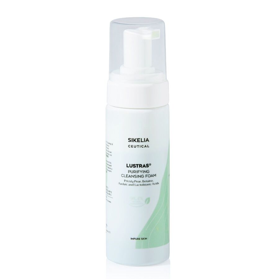 sikelia ceutical - lustras purifying cleansing foam crema detergente 150 ml unisex