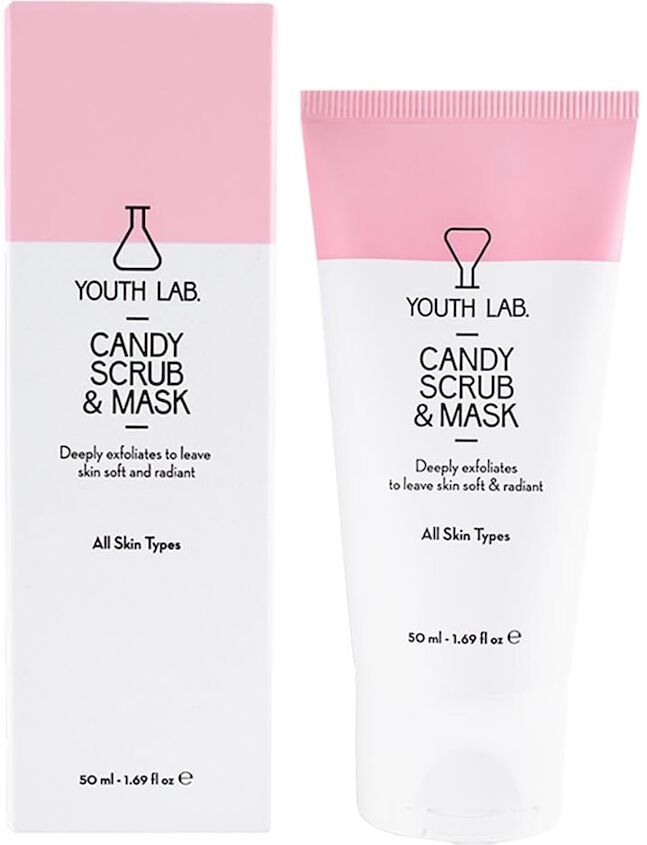 youth lab. - candy scrub & mask maschere viso purificanti 50 ml unisex