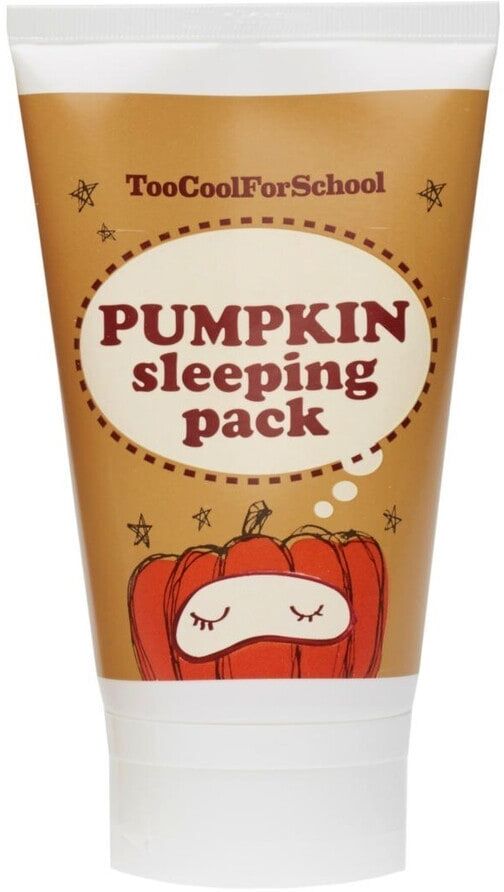 too cool for school - pumpkin sleeping pack maschera idratante 100 ml unisex