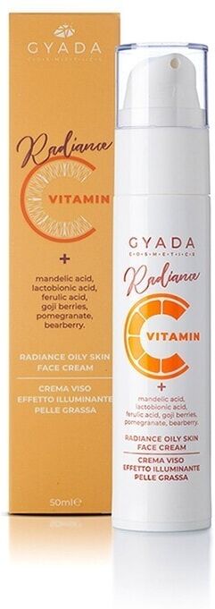 gyada cosmetics - radiance oily skin face cream - crema viso illuminante pelli grasse crema viso 50 ml unisex