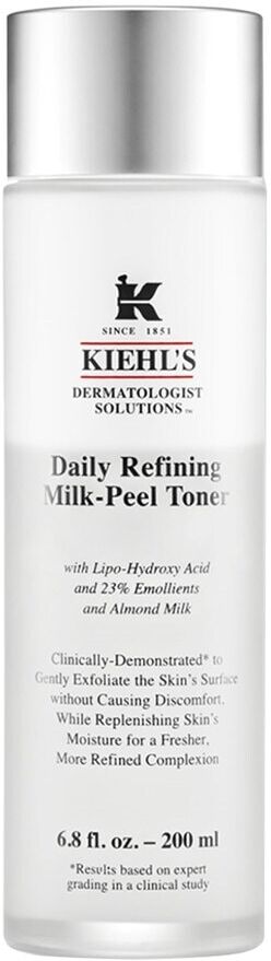 kiehl's - daily refining milk peel toner tonico viso 200 ml female