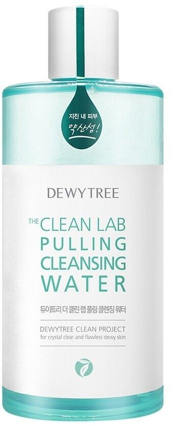 dewytree - the clean lab pulling cleansing water sapone viso 370 ml unisex