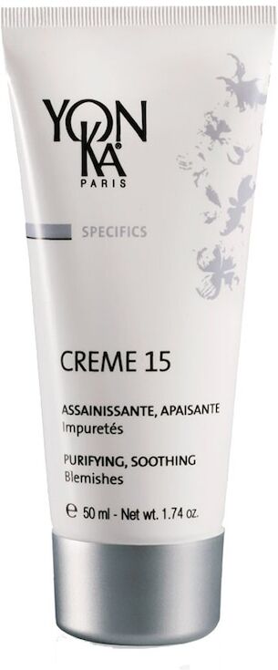 yonka - creme 15 - antisettica, lenitiva crema viso 50 ml unisex