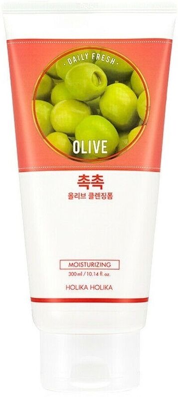 holika holika - daily fresh olive cleansing foam mousse detergente 300 ml unisex