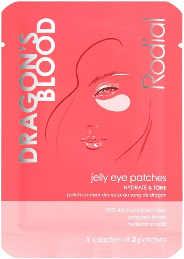 rodial - dragon's blood jelly eye patches patch occhi & maschera contorno occhi 3 g unisex