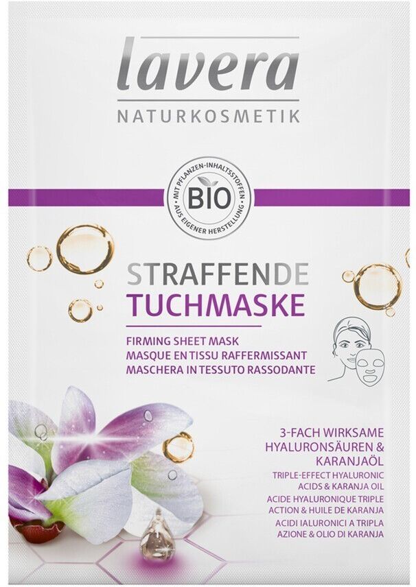 lavera - maschera in tessuto rassodante maschera idratante 21 ml female