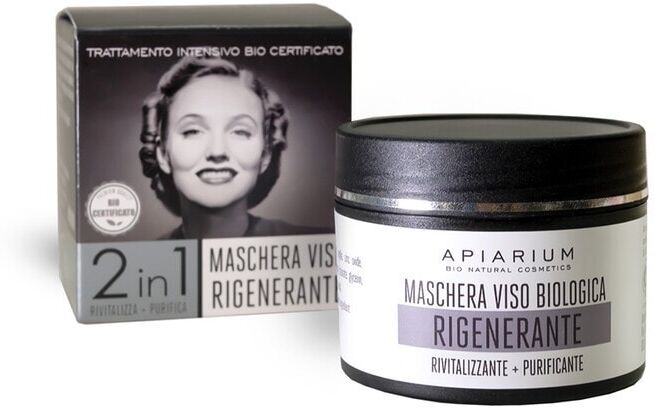 apiarium - maschera viso bio rigenerante - purificante maschere punti neri 50 ml female