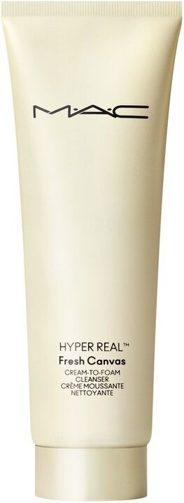 mac - hyper real skincare fresh canvas cream-to-foam cleanser crema detergente 125 ml unisex