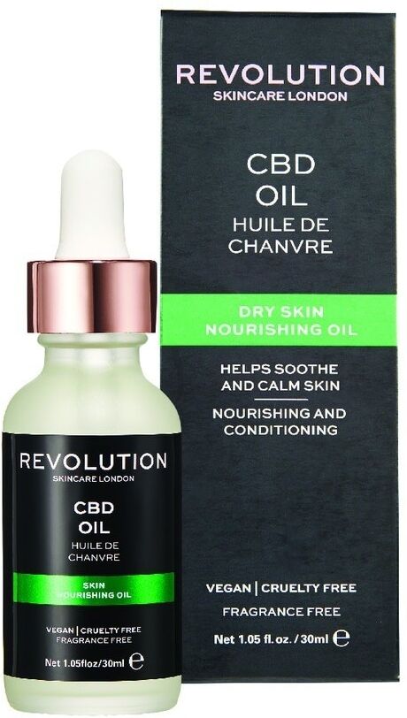 revolution skincare - olio di cbd siero idratante 30 ml unisex