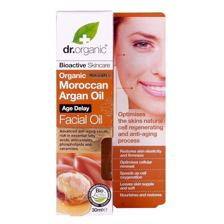 dr. organic - moroccan argan oil facial oil olio viso 30 ml female