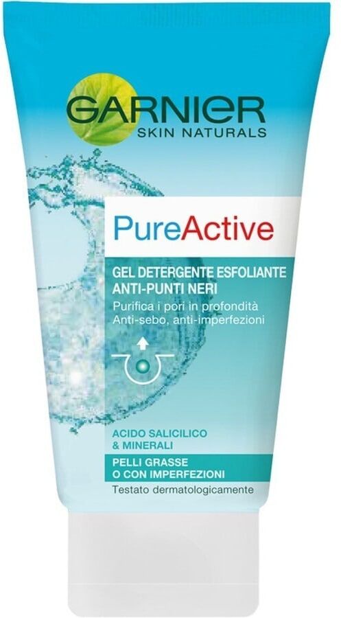 garnier - pure active, texture in gel esfolianti viso 150 ml female