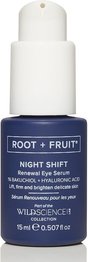 wild science lab - root + fruit night shift renewal eye serum siero contorno occhi 15 ml unisex